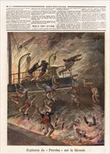 Le Petit Journal (supplément Illustré) du Samedi 2 juillet 1892. N° 84. Tanker. Pétrole. Pollution.