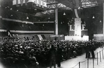 Meeting de la LVF au Vélodrome d'Hiver, 1941
