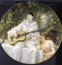 Comerre, Pierrot, Colombine and Arlequin