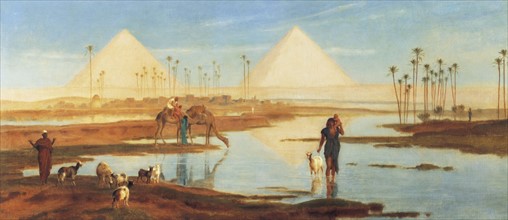 Goodall, Vue sur les Pyramides Egyptiennes