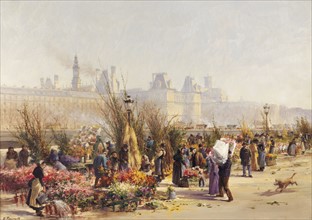 Fraipont, Flowers Sellers on the Banks of the Seine