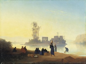 Frere, View of the Island of Philae in Egypt