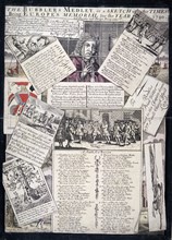 'The Bubblers Medley, or a Sketch of the Times', 1720. Artist: Anon
