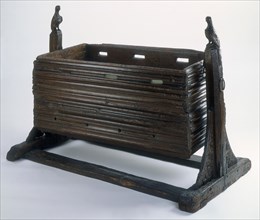 Child's cradle, end of the 15th century. Artist: Unknown