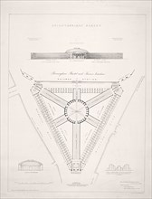 Design for Knightsbridge Market, London, c1840. Artist: JR Jobbins