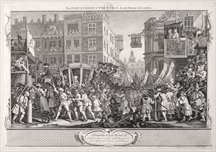 'The industrious 'prentice Lord-Mayor of London', plate XII of Industry and Idleness, 1747. Artist: William Hogarth
