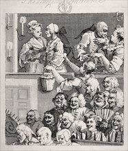 'The laughing audience', 1733. Artist: William Hogarth