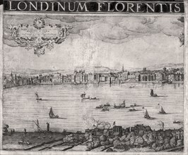 Panorama of London, 1629. Artist: Anon