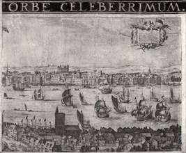 Panorama of London, 1629. Artist: Anon