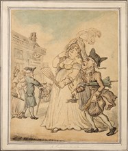'A Henpecked Husband', late 18th-early 19th century. Artist: Unknown