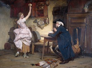 'Flirtation', 1885. Artist: John Francis Rigaud