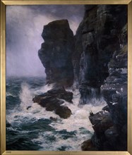 Ribbed and Paled in by Rocks Unscaleable', 1885. Artist: Peter Graham