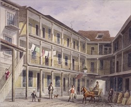 Aldgate High Street, London, c1850. Artist: Thomas Hosmer Shepherd