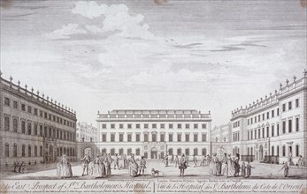 St Bartholomew's Hospital, London, 1752. Artist: Anon