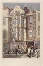 Paul Pindar Tavern, Bishopsgate, London, 1851. Artist: John Wykeham Archer