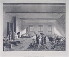 Women and Children in Bridewell's Hospital, London, 1808. Artist: John Hill