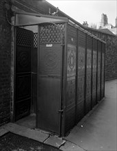 A cast iron public lavatory in Star Yard, Holborn, London, 1986