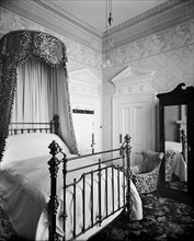 A bedroom in the Hotel Cecil, The Strand, London