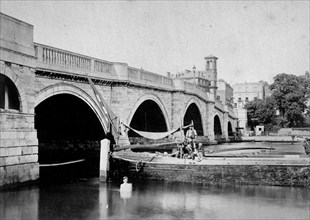 Richmond Bridge, Richmond, London, 1854-1914