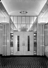 The exit to the foyer, Odeon cinema, Leicester Square, London, 1937