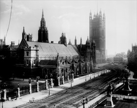 Westminster Hall, Palace of Westminster, London, after 1865