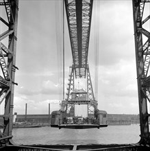 The Middlesborough Transporter Bridge, Yorkshire, 1955