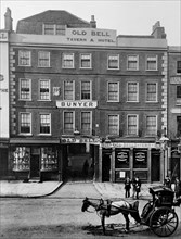 The Old Bell Tavern & Hotel, Holborn, London, 1869