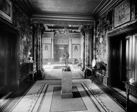 The interior of a house in Holland Park Road, London, 1895