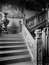 Staircase in Ham House, Richmond, London