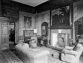Interior of a room at Ham House, Richmond, London