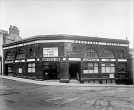 Hampstead Underground Station, Hampstead, London, 1907