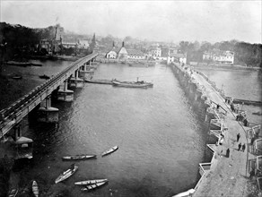 Putney Bridge, London, c1850-c1880