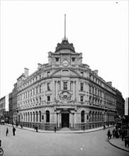 London and South Western Bank, corner of Gracechurch and Fenchurch Streets, London, 1912