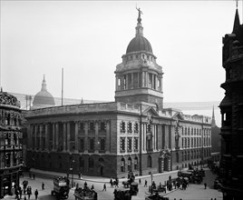 Central Criminal Court, Old Bailey, City of London, 1910