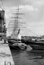 `Viking' barque at the West India Dock, Isle of Dogs, London, c1945-c1965