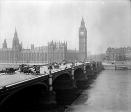 The Palace of Westminster and Big Ben, London, after 1881
