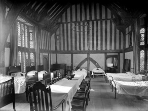 Ward in the Great Hall, Great Dixter, East Sussex, 1915