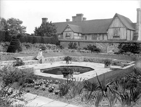 Sunken garden, Great Dixter, Northiam, East Sussex, 1928