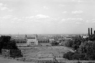 The Queen's House and Royal Naval Hospital, Greenwich, London, c1945-c1965