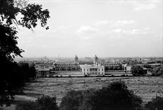 The Queen's House, from Greenwich Park, London, c1945-c1965
