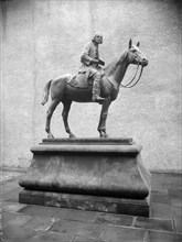 A statue of John Wesley, Bristol, Avon, 1933