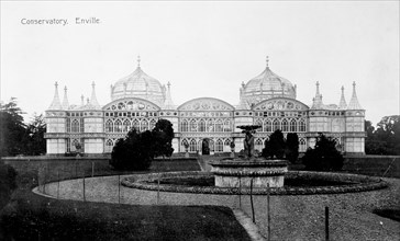 The conservatory at Enville Hall, Staffordshire, c1910
