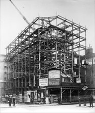 Blackfriars House in an early stage of construction, 19 New Bridge Street, London, c1913-c1916