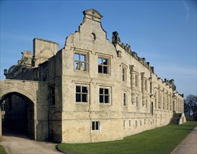 Apartments at the northern end of the Terrace Range at Bolsover Castle, Derbyshire, 2000