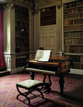 Interior of the library at Audley End House, Saffron Walden, Essex, 1994