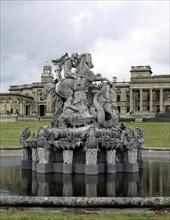 Fountain at Witley Court, Great Whitley, Hereford and Worcester, 1996