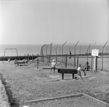 Chilidren's playground, Hunstanton, Norfolk, 1950s
