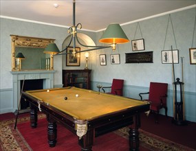 Billiard room at Down House, Downe, Greater London, 1998