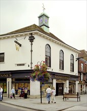 The former Assembly Rooms on the corner of High Street and New Canal, Salisbury, Wiltshire, 2000