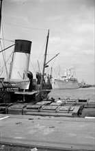 Shipping in Tilbury Docks, Essex, c1945-c1965